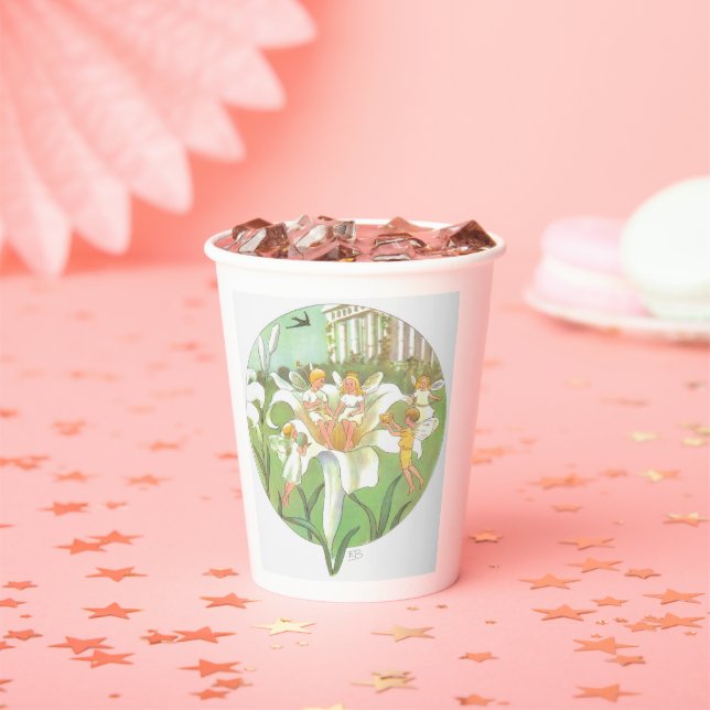 Kids Enchanted Fairy Garden Party  Paper Cups (Insitu)