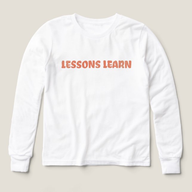 Kids Energy Flow Lessons Learn T Shirt  (Design Front)