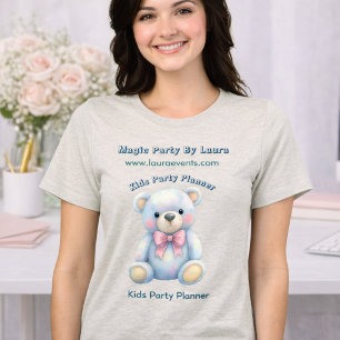 Kids Event Party Planner Promotional Marketing Tri-Blend Shirt
