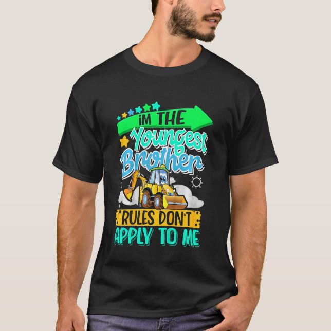 Kids Excavator I Construktion I Children I I Littl T-Shirt (Front)