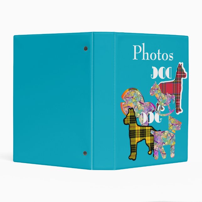 Kids Family Pets Photo Album Mini Binder (Background)