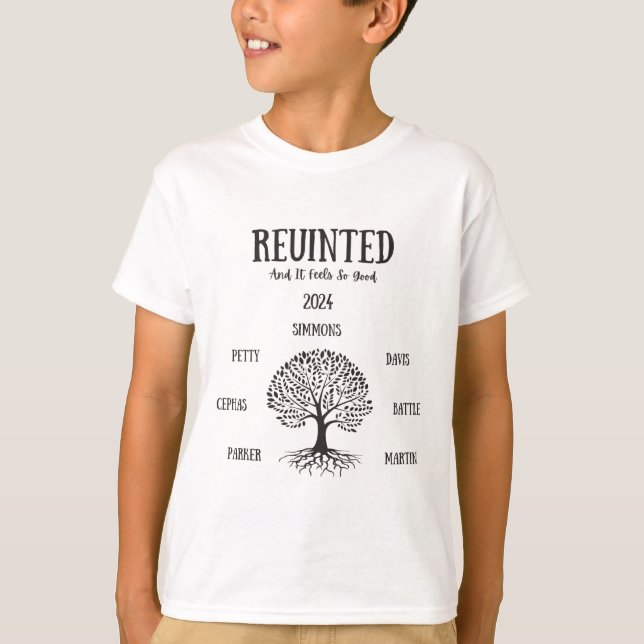 Kids Family Reunion Shirts (Front)