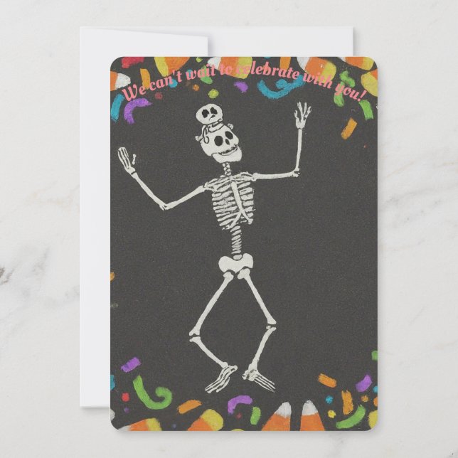 Kid's Fancy-Dress Halloween Party Contest Invitation (Back)