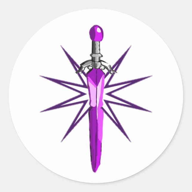  Kids Fantasy sword Sticker   (Front)