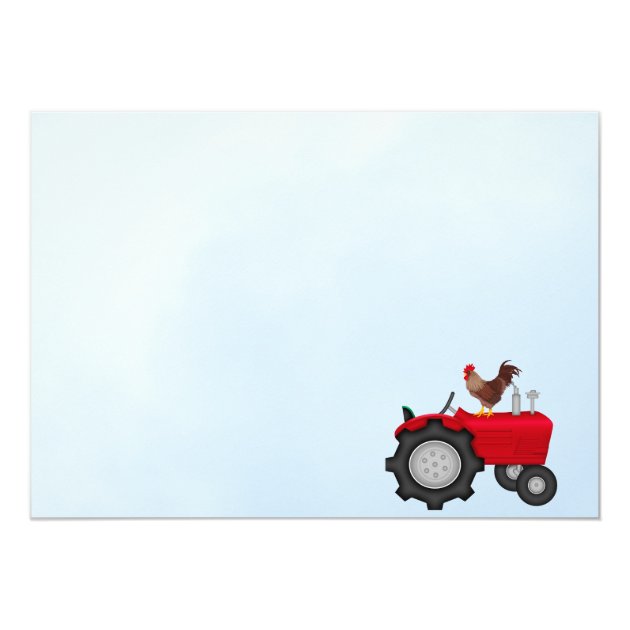 Kids Farm Birthday Invitation