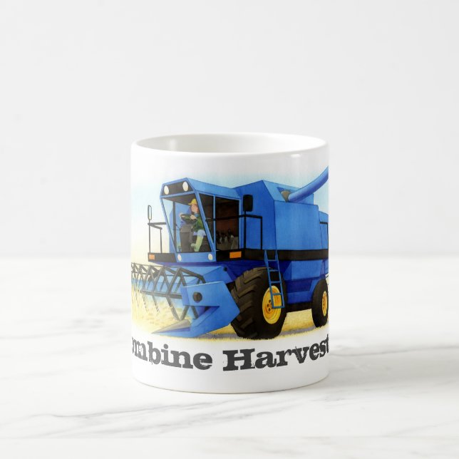 Kid's Farm Combine Harvester Coffee Mug (Center)