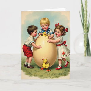 Kids Find A Chick Egg Surprise Card