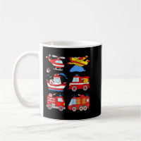 Kids Fire Truck 1st Birthday Boy Firefighter 1 Yea