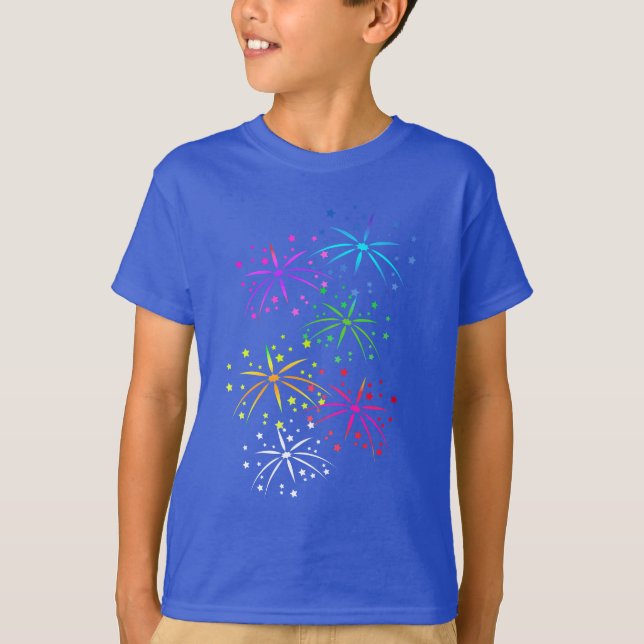 Kids Fireworks T-Shirt (Front)