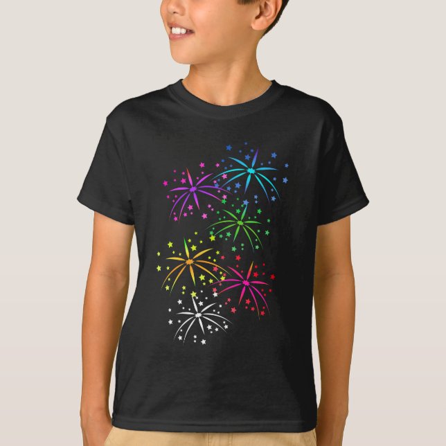 Kids Fireworks T-Shirt (Front)