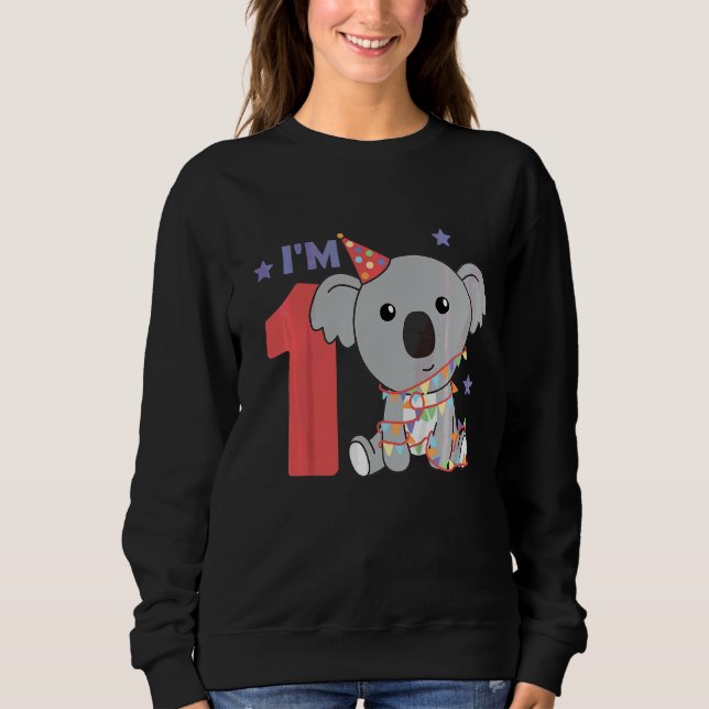 Kids First Birthday Koala For Kids A Birthday Koal Sweatshirt (Front)