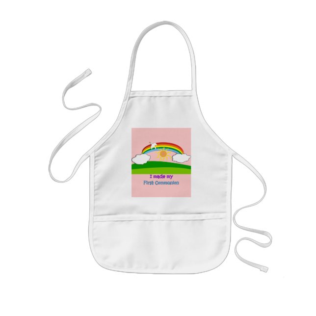 Kids First Communion T-Shirts and Gifts Kids' Apron (Front)