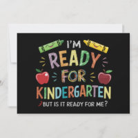Kids First Day Of Kindergarten Fun Back To Schoo
