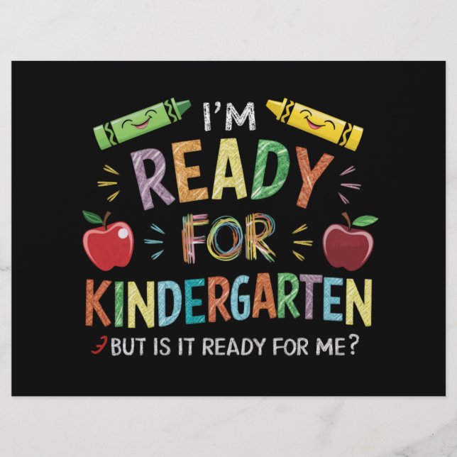 Kids First Day Of Kindergarten Fun Back To Schoo Letterhead (Front)