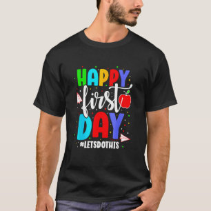 Kids First Day Of School Back To School Boys Girls T-Shirt