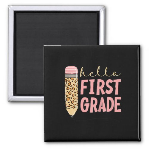 Kids First Day Of School Girls Back To School Hell Magnet