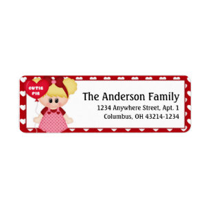 Kid's First Valentine's Day Address Labels d8