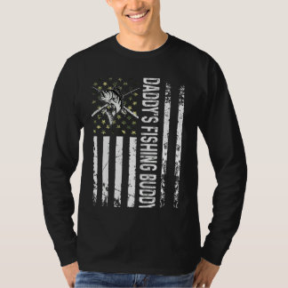 Kids Fishing  Daddy's Fishing Buddy Young Fisherma T-Shirt