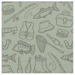 Kids Fishing Gear Fish Angler Hiking Camping Green Fabric