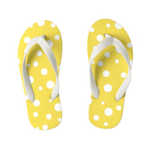 Kids Flip Flops-Polka Dots Kid's Flip Flops