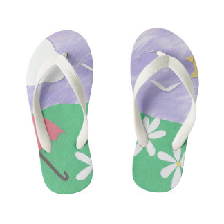 Kids' Flip-flops with Outdoor Scene Kid's Flip Flops