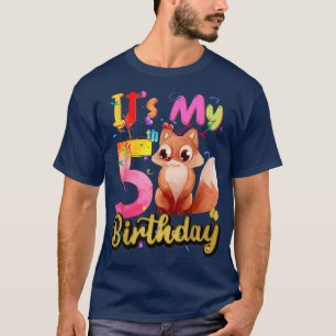 Kids Fo 5th Birthday 5 Years Old Fo Birthday T-Shirt