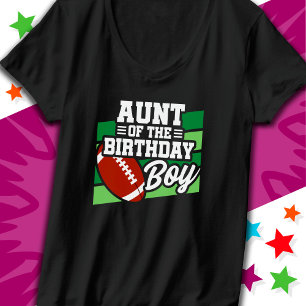 Kids Football Party Aunt of the Birthday Boy T-Shirt