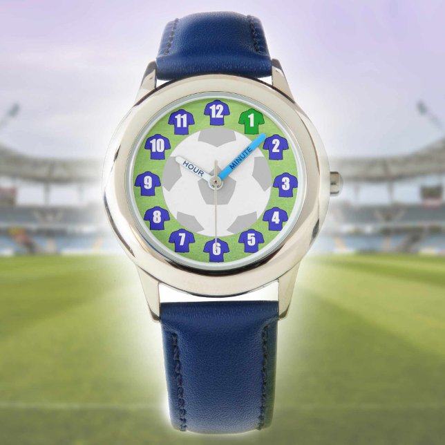 Kid's Football Watch with Blue Shirts (Creator Uploaded)