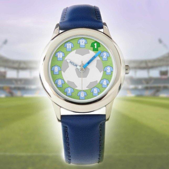 Kid's Football Watch with Light Blue Shirts (Creator Uploaded)