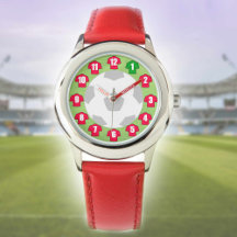 Kid's Football Watch - with Red Shirts
