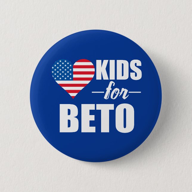 Kids for Beto Button (Front)