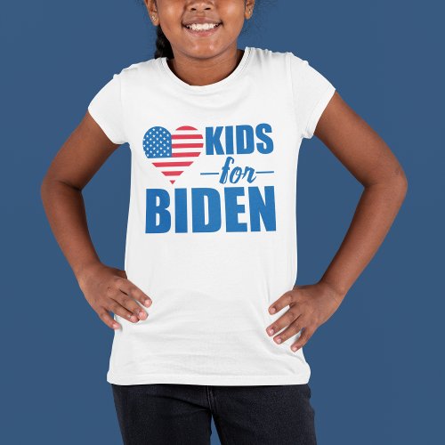 Kids for Biden Cute 2024 Election Childrens T_Shirt
