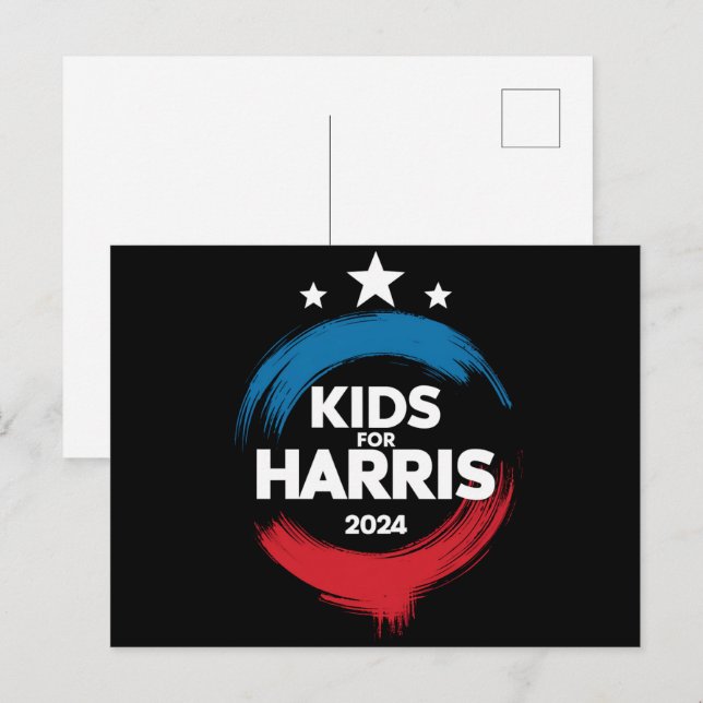 Kids For Harris President Kids Love Kamala Harris Postcard (Front/Back)
