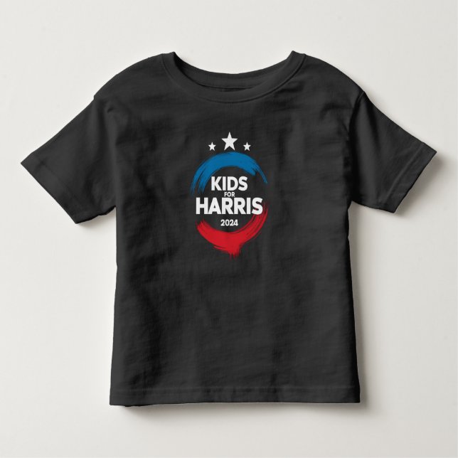 Kids For Harris President Kids Love Kamala Harris Toddler T-shirt (Front)