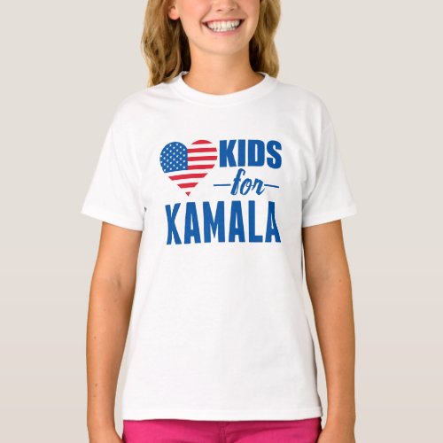 Kids for Kamala Cute Democrat Childrens T_Shirt