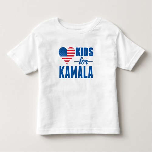 Kids for Kamala Cute Democrat Toddler T_shirt