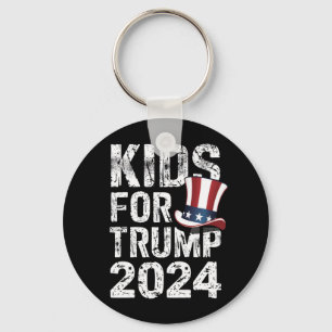 Kids For Trump USA Election 2024 Keychain
