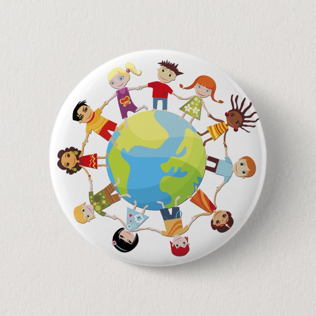 Kids for World Peace Pinback Button (Front)