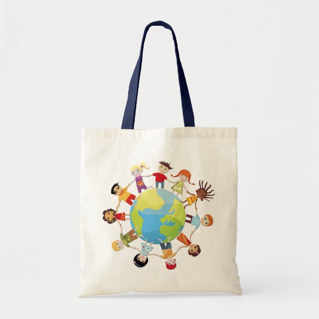 Kids for world peace tote bag (Front)