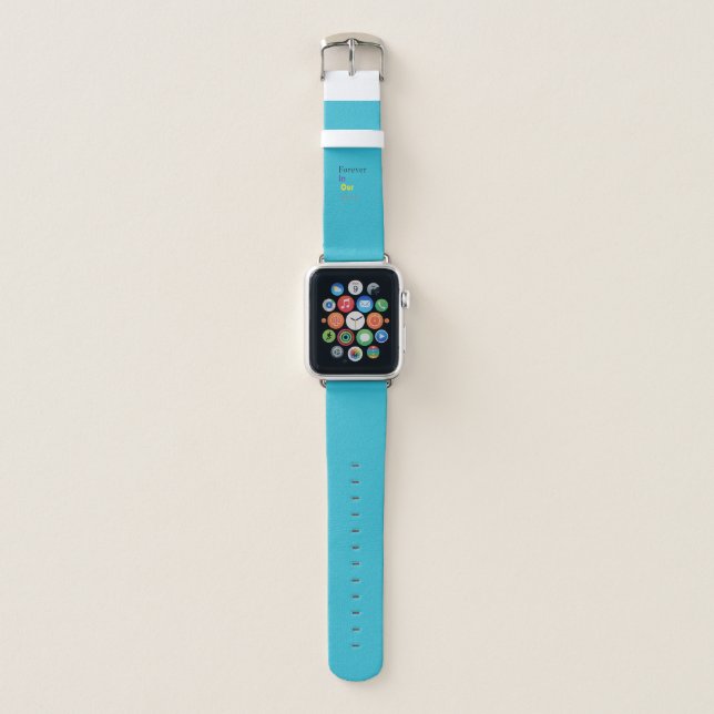 Kids Forever In Our Hearts Apple Watch Band (Front)