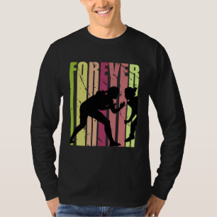 Kids Forever Wrestling Retro Vintage Distressed Wr T-Shirt