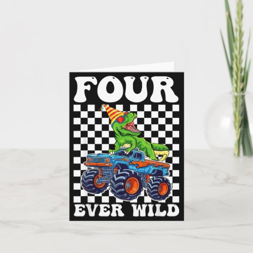 Kids Four Ever Wild Dinosaur Monster Truck 4th Bir