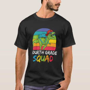 Kids Fourth Grade Squad First Day Of 4th Grade Bac T-Shirt