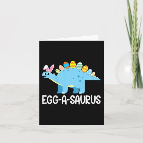 Kids Fun Eggasaurus Dinosaur Easter Egg Hunt Kids  Card