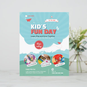 Kid's Funday Flyer template