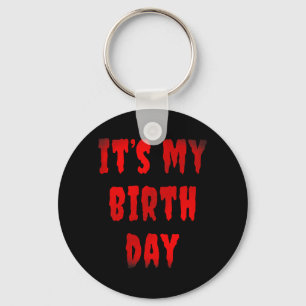 Kids Funny Birthday Horror Films Fan For Kids Keychain
