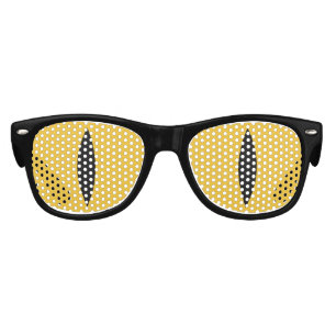Kid's Funny Cat Eyes Glasses (Yellow)