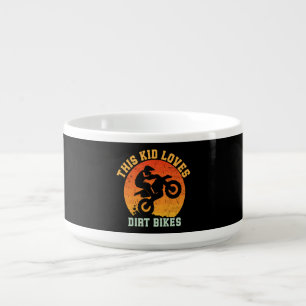 Kids Funny Dirt Bike Bowl