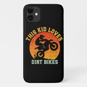 Kids Funny Dirt Bike iPhone 11 Case