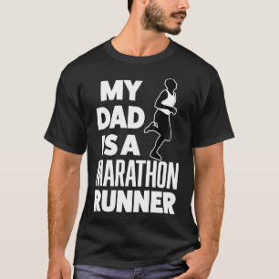 Kids Funny My Dad is a Marathon Runner Race boys, T-Shirt